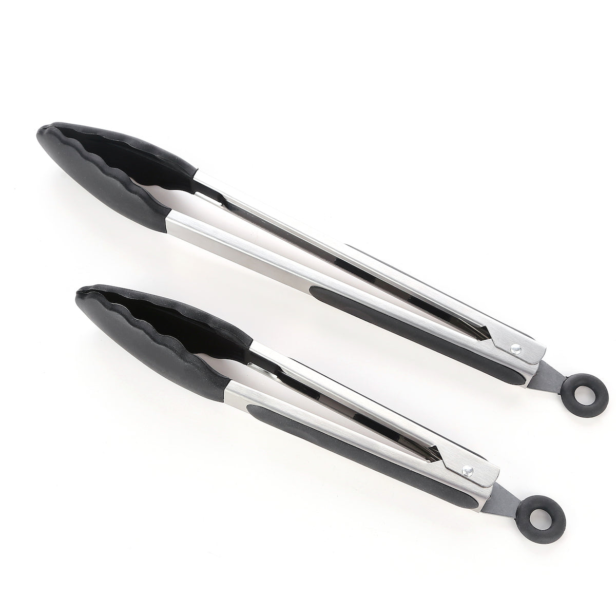 Misen | 2023 Best Silicone Tongs | Large | Gray